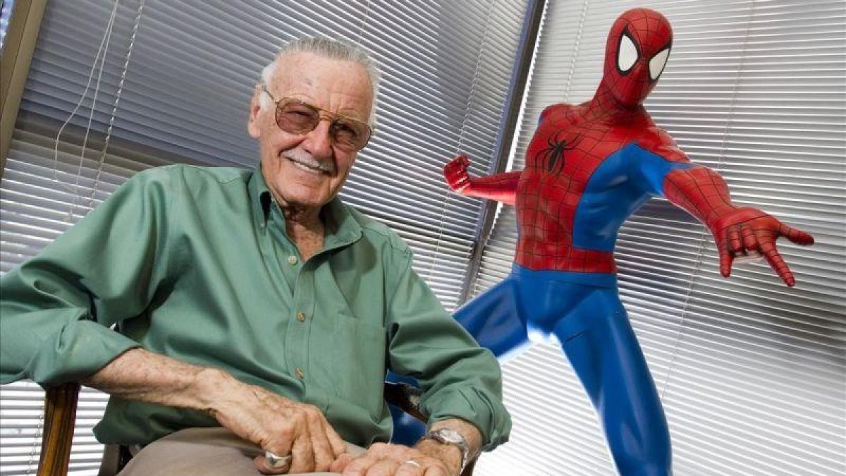 Stan Lee, creador de Spiderman, Hulk, y otros superhéroes.-EL PERIÓDICO
