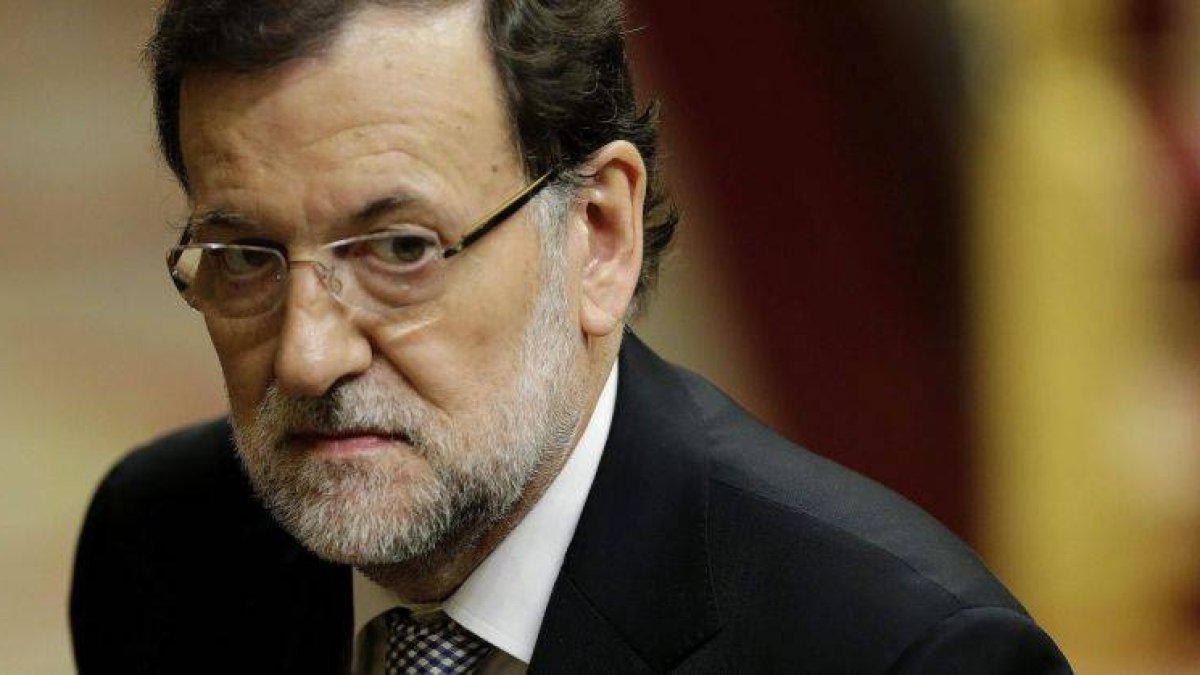 El presidente del Gobierno español, Mariano Rajoy, durante la segunda jornada del debate del estado de la nación.-Foto: EFE