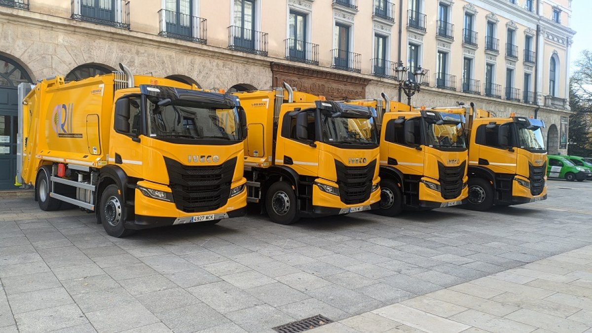 Nuevos camiones de recogida de residuos orgánicos de la Diputación de Burgos. SANTI OTERO