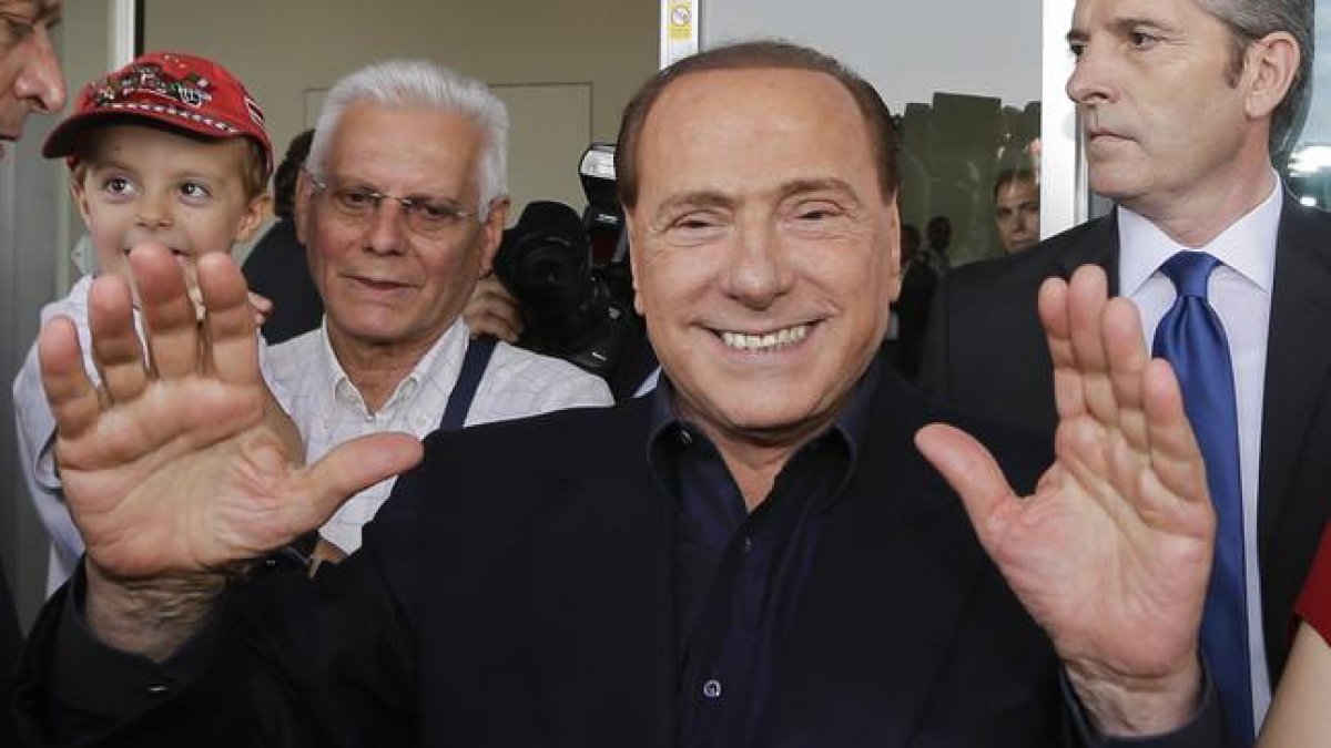 Silvio Berlusconi.-AP / LUCA BRUNO