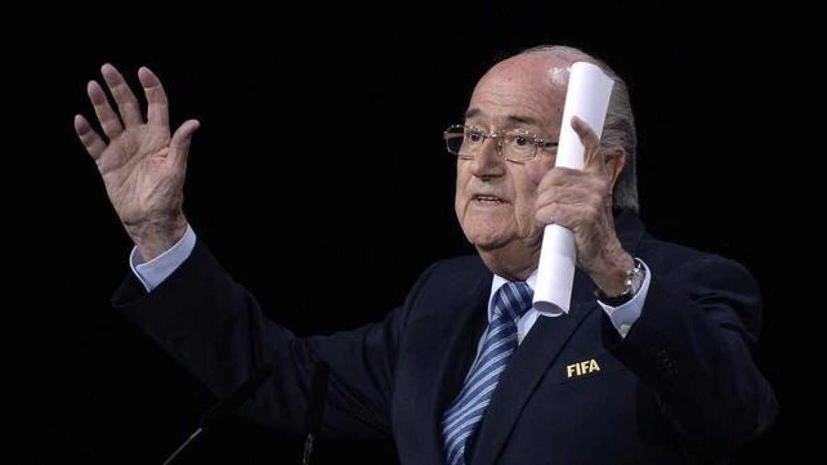 Josep Blatter, en Zúrich.-Foto:   AP / WALTER BIERI