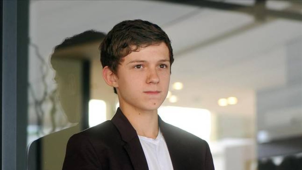 El joven actor, Tom Holland, actor de 'Lo imposible', en el festival de cine de Sitges, en el 2012.-Foto: DIEGO CALDERÓN