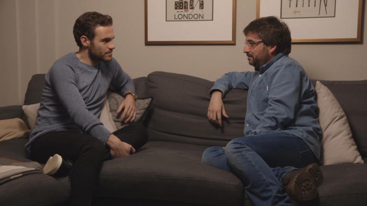 El futbolista Juan Mata conversa con Jordi Évole, en 'Salvados'.-ATRESMEDIA
