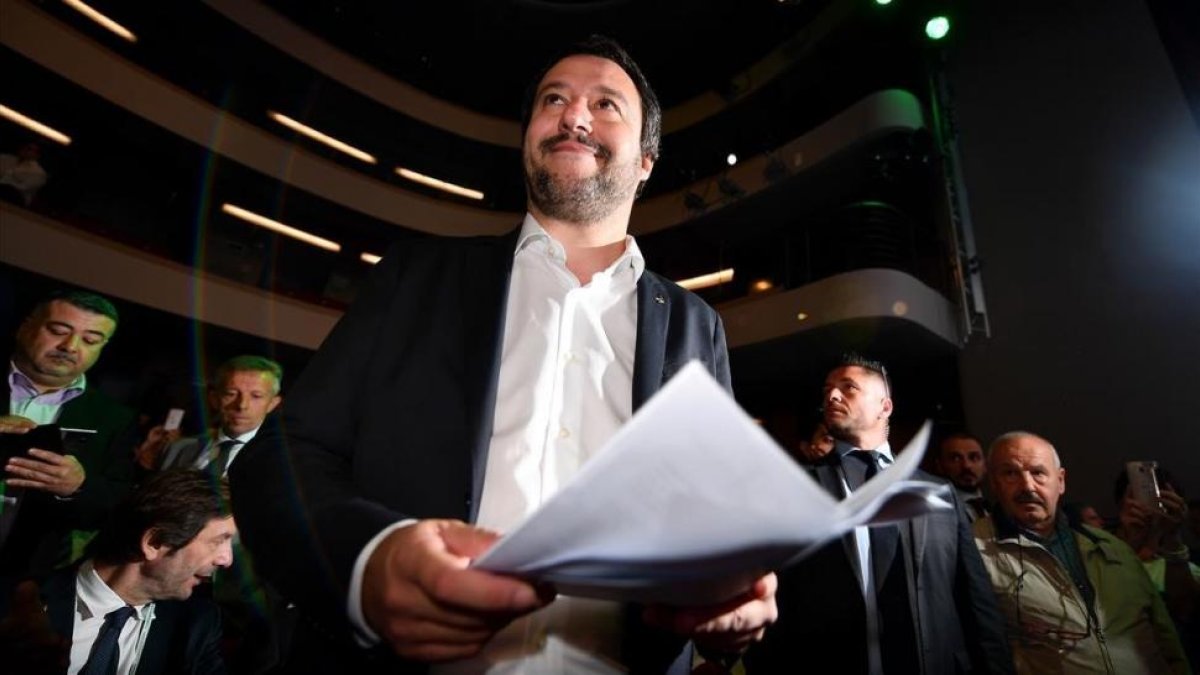El ministro del Interior italiano, Matteo Salvini.-/ APF / ALBERTO PIZZOLI