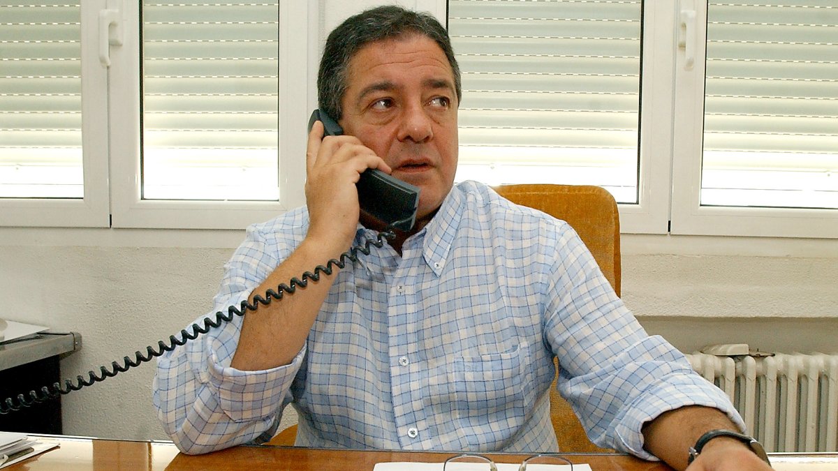 Raúl Sierra, durante su etapa como secretario general de CCOO en Burgos. ECB