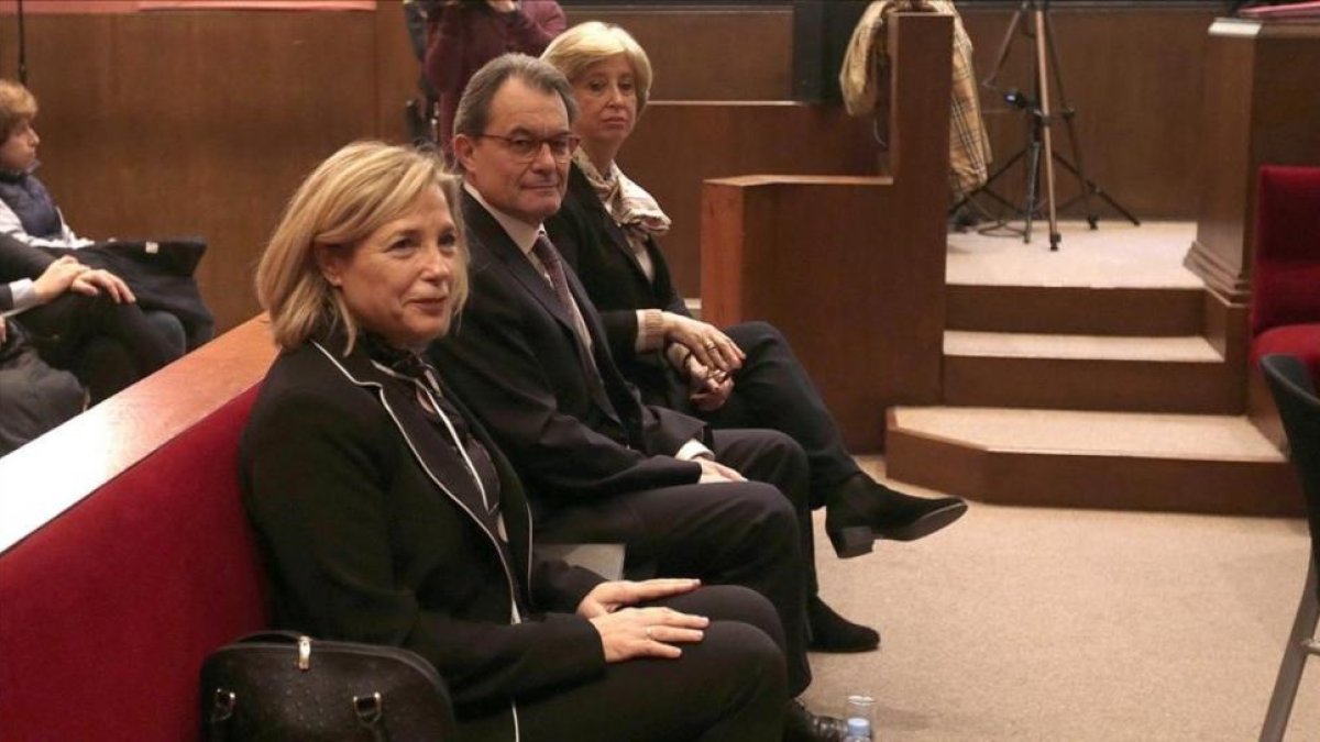 Ortega, Mas y Rigau, en el juicio por el 9-N.-EFE