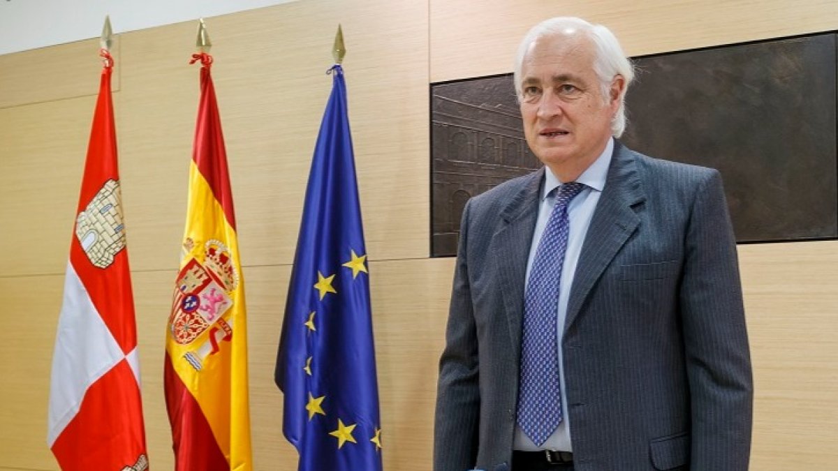 El presidente del Tribunal Superior de Justicia de Castilla y León (TSJCyL), José Luis Concepción. SANTI OTERO