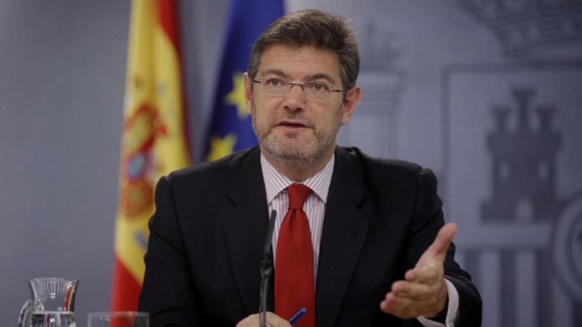El ministro de Justicia, Rafael Catalá.-/ JOSE LUIS ROCA