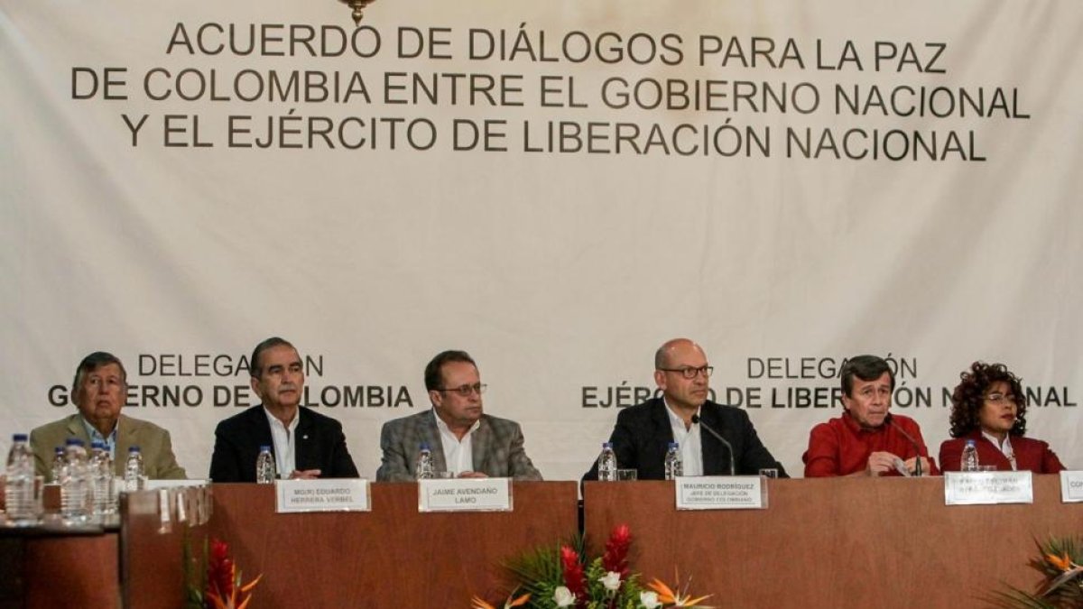 El Gobierno de Colombia y el ELN iniciarán diálogos de paz el 27 octubre en Ecuador.-EFE / CRISTIAN HERNÁNDEZ