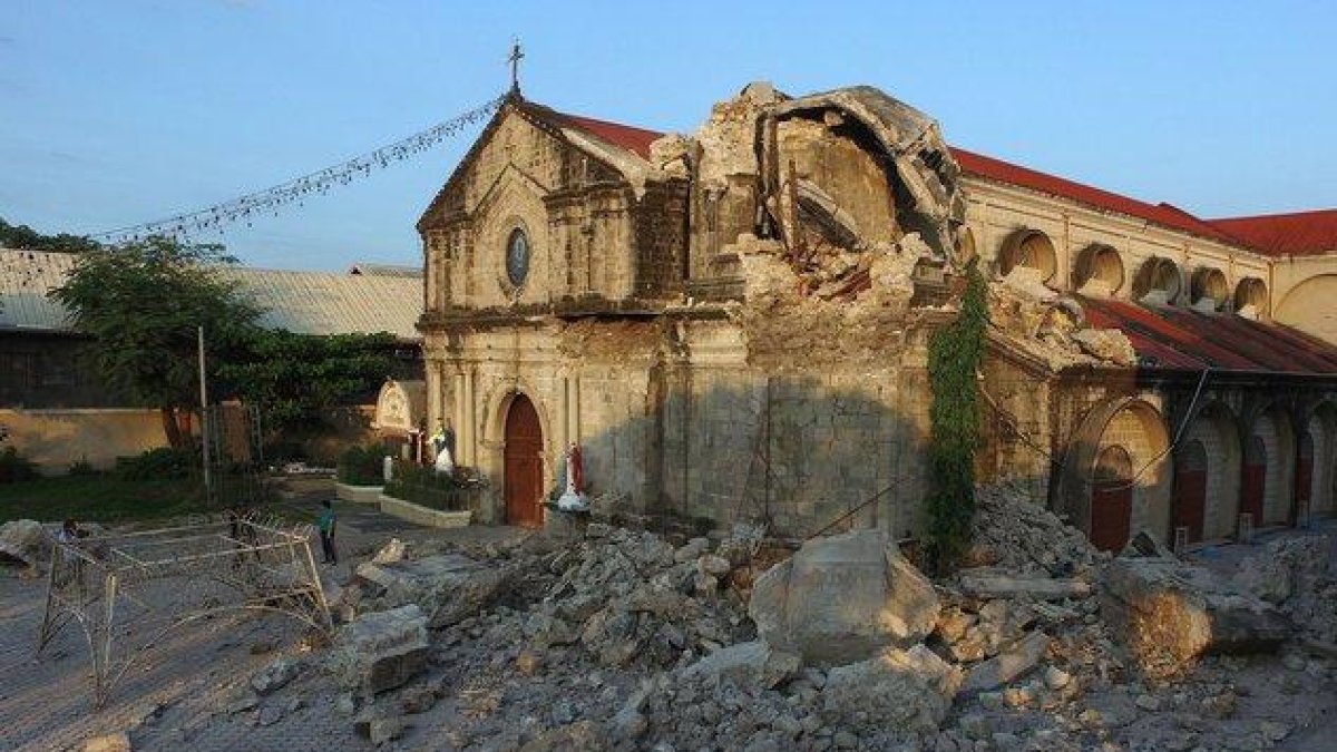 Daños ocasionados por los sismos en Filipinas.-EFE