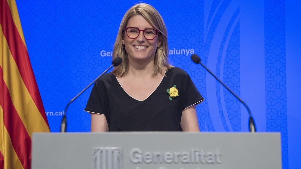 Elsa Artadi, portavoz y consellera de Presidencia de la Generalitat-FERRAN SENDRA