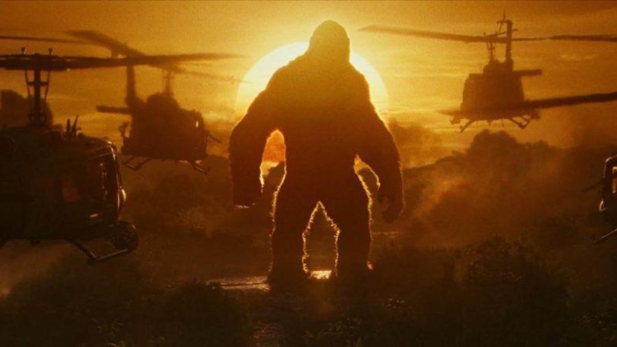 Una imagen promocional de 'Kong: La Isla Calavera'.-