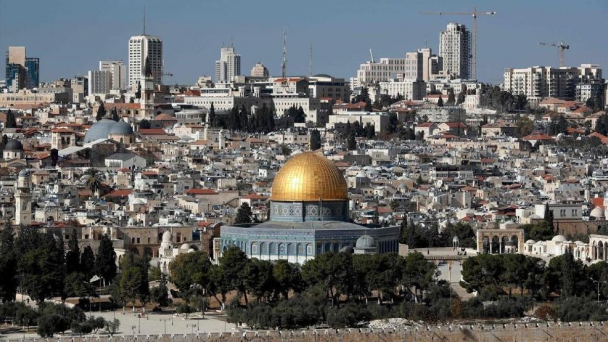 Vista de Jerusalén, fotografiada el 1 de diciembre-AFP / THOMAS COEX
