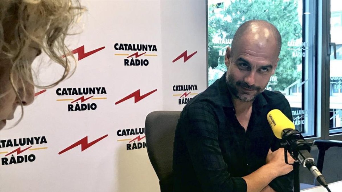 Pep Guardiola, entrevistado por Mònica Terribas en Catalunya Ràdio.-
