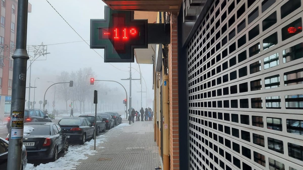 Aranda ha sido la zona con las temperaturas más bajas esta jornada. ECB