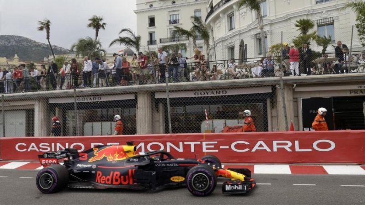Daniel Ricciardo, en el GP de Mónaco.-CLAUDE PARIS