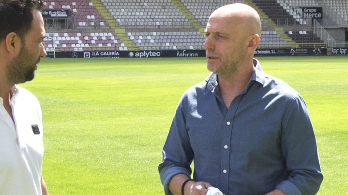 Julián Calero dirigirá al Burgos CF la próxima temporada. Es el tercer técnico de la era Caselli. ISRAEL L. MURILLO