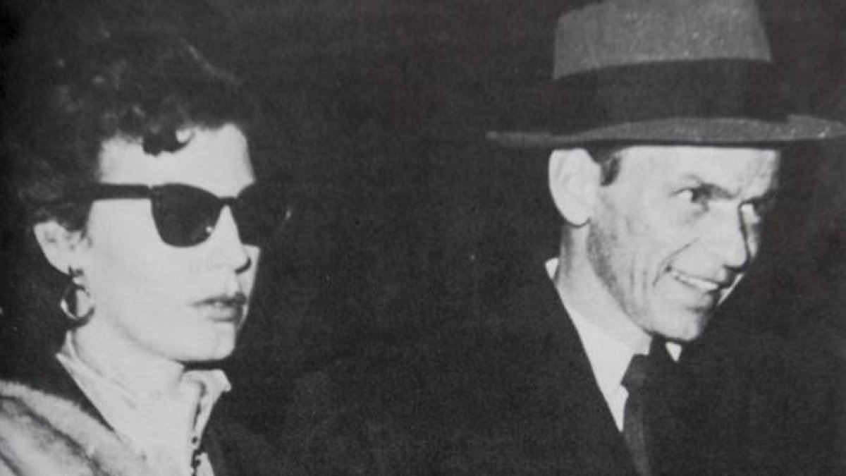 Ava Gardner y Frank Sinatra, en Madrid en 1953.-