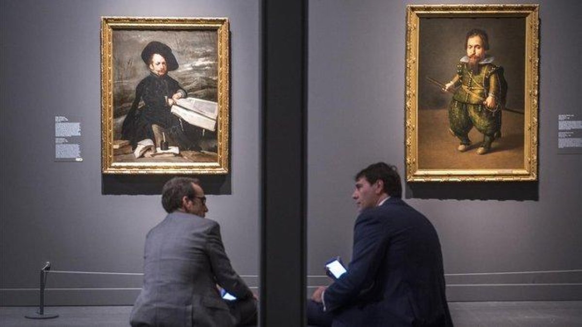 Aspecto de la exposición ’Velázquez y el Siglo de Oro’ en Caixaforum Barcelona.-JORDI COTRINA