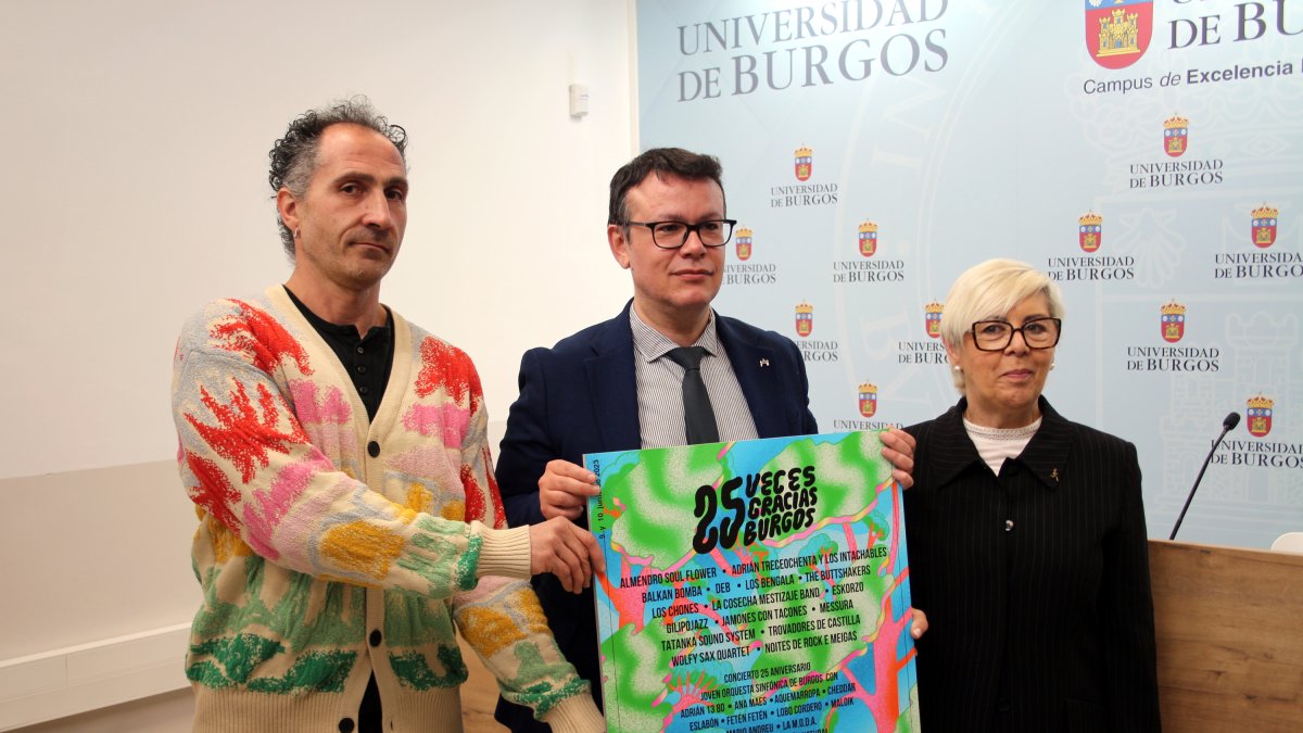Presentación del 'Festival 25 veces gracias Burgos' de la Asociación Parkinson Burgos. ECB