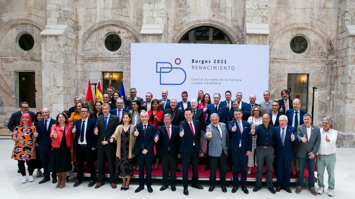 Acto de adhesión a la candidatura de Burgos a Capital Europea de la Cultura 2031.