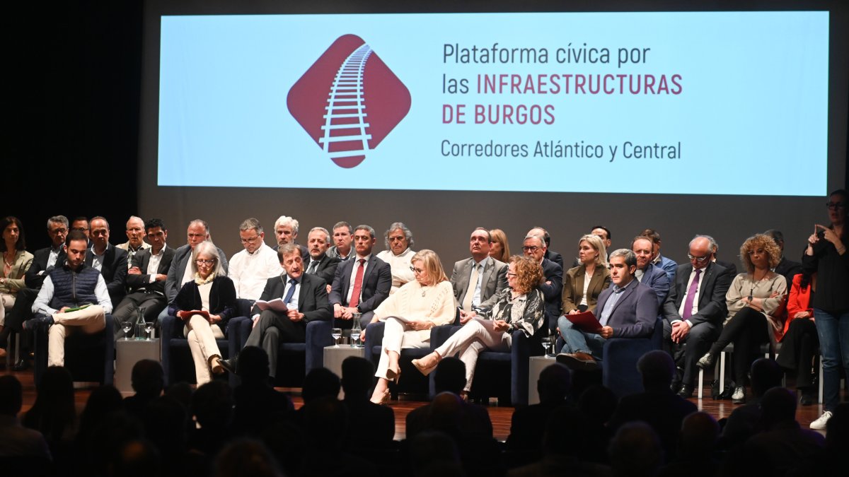 Presentación oficial de la Plataforma Cívica por las Infraestructuras de Burgos.