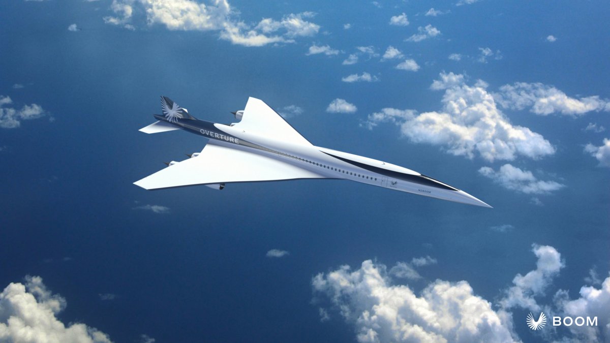Overture, el avión comercial más rápido del mundo, optimizado para velocidad, seguridad y sostenibilidad.