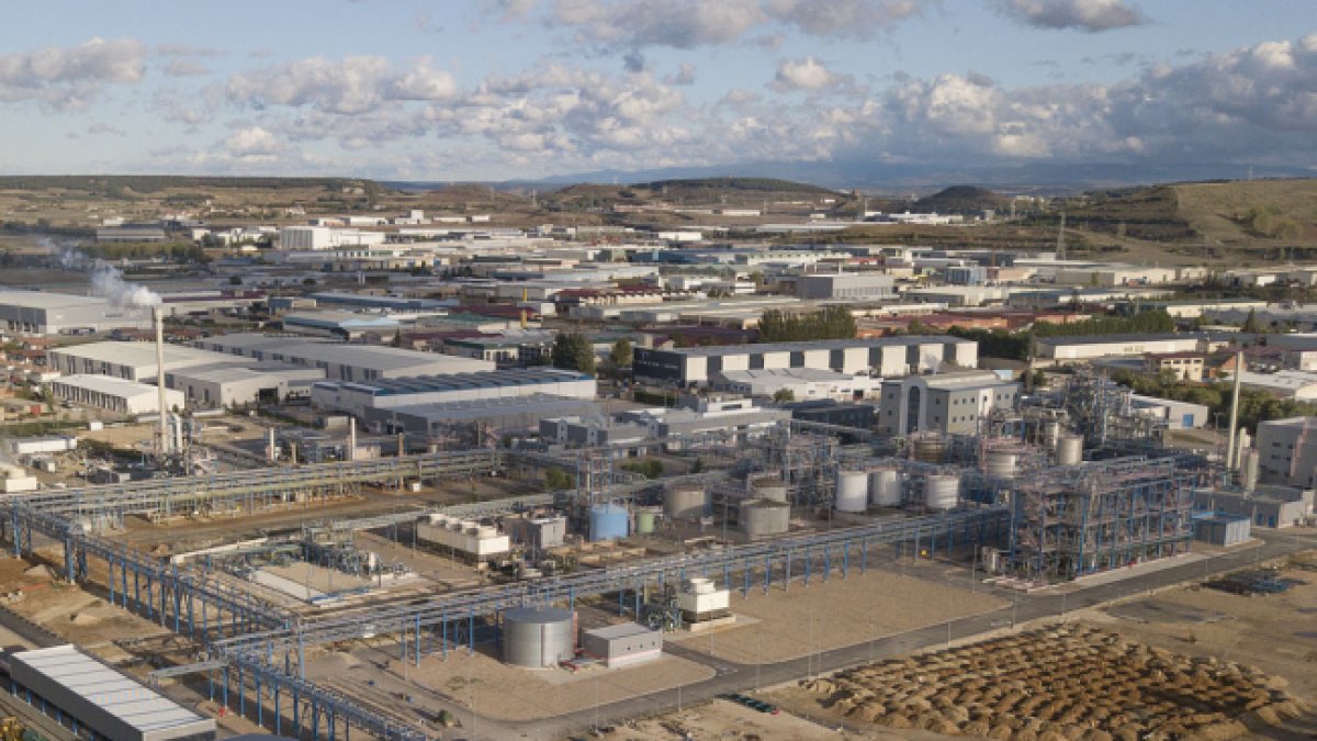 Vista parcial del polígono industrial de Villalonquéjar.