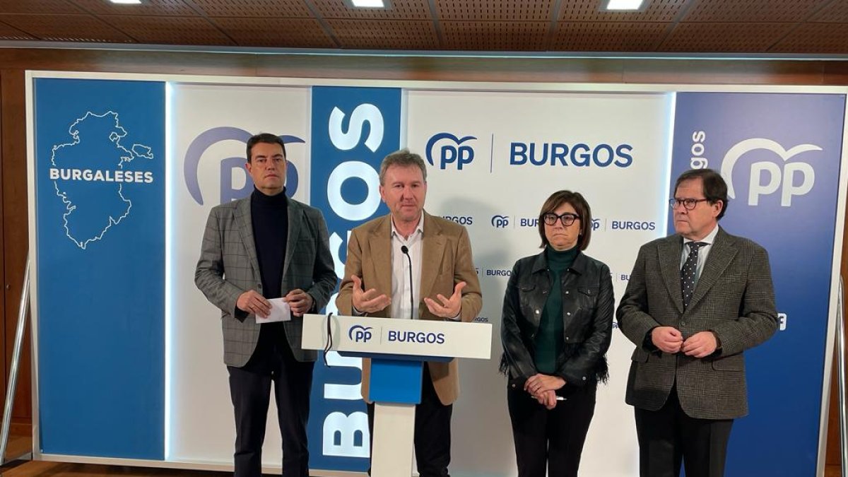 El PP de Burgos defiende sus políticas antiokupación.