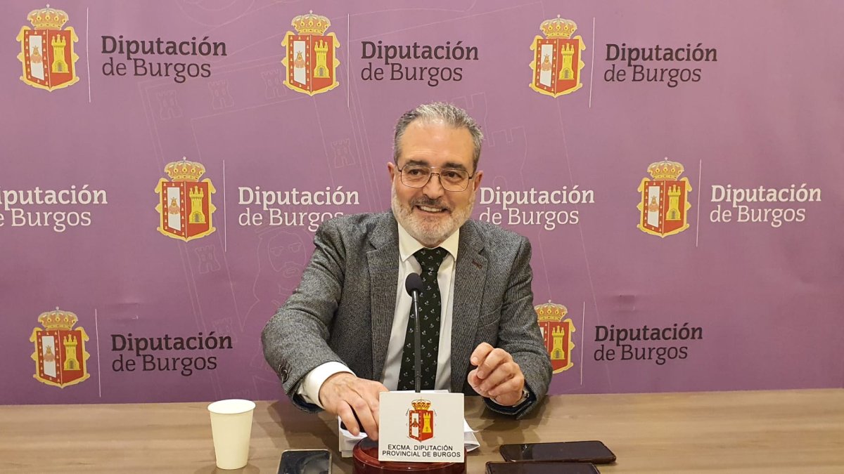 Ángel Martín portavoz de Vox en la Diputación Provincial.