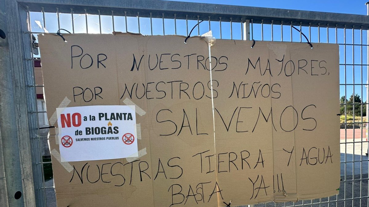 Los vecinos están decididos a luchar contra la planta de biogás