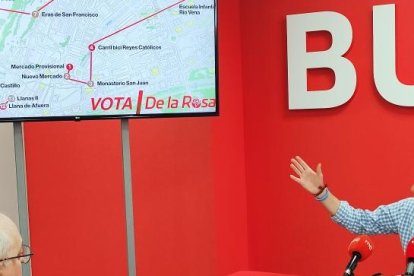 De la Rosa recorrerá los cinco distritos en la campaña.