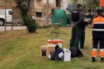 Operativo de búsqueda de un hombre desaparecido en Merindad de Montija.