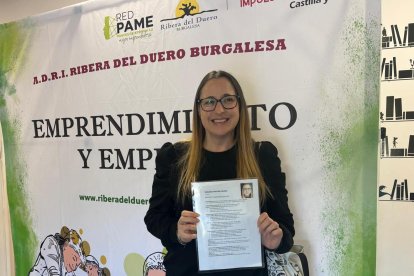 Vicky es una de las personas que buscan empleo en Aranda y la Ribera
