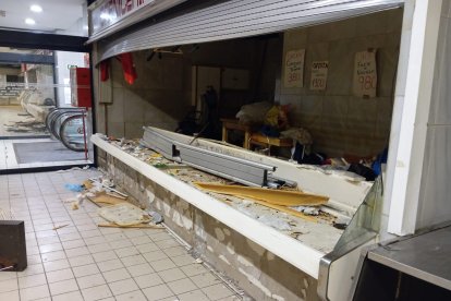 Estado del Mercado Norte casi un mes después de su cierre.