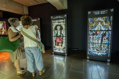 El Centro de Interpretación de Vidrieras se sitúa en una de las salas del Centro de Recepción de Turistas de Burgos (Citur).-ISRAEL L. MURILLO