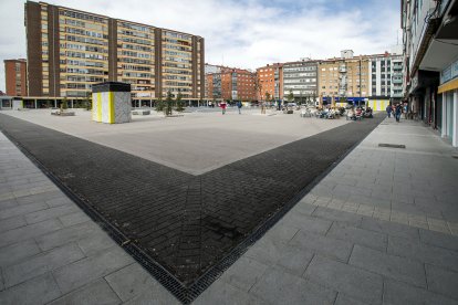 Estado actual de la Plaza Santiago. TOMÁS ALONSO