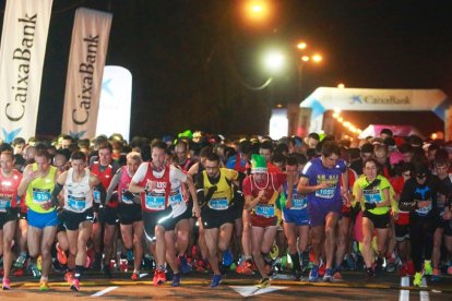 Imagen de la salida de una San Silvestre. RAÚL OCHOA