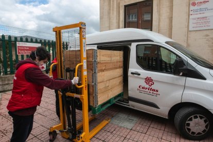 La infraestructura de Cáritas Burgos ha permitido la realización de la plataforma solidaria