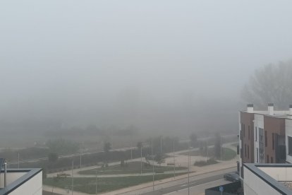 La semana ha comenzado con niebla