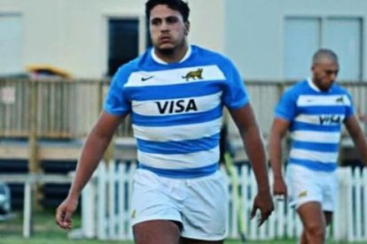 Alejandro Luna, durante un partido con la selección sub20 de Argentina. UAR