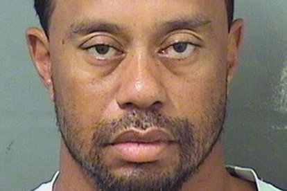 Woods, en la ficha policial del condado de Palm Beach.-AP