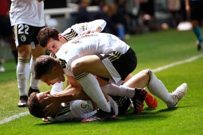 La plantilla del Burgos CF. TOMÁS ALONSO