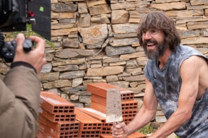Santi Millán en el rodaje de El Pueblo.-TELECINCO