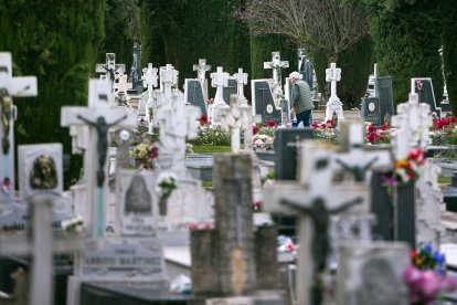 Una de las zonas de sepulturas del cementerio de San José. TOMAS ALONSO