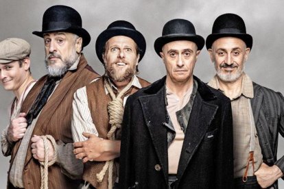 El plato fuerte de la programación teatral de la Fundación Caja de Burgos es la obra ‘Esperando a Godot’ con los actores Pepe Viyuela y Alberto Jiménez.-ECB