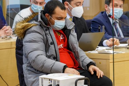 Imagen del acusado durante el juicio. SANTI OTERO