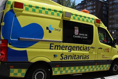 El herido fue trasladado al hospìtal de Aranda. ECB