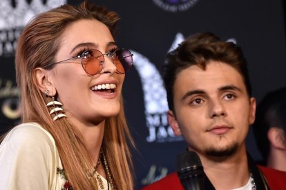 Paris y Prince Jackson. /-AFP / DAVID BECKER