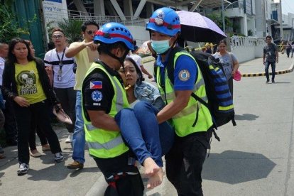 Un total de 25.630 personas se han visto afectadas por el terremoto del martes en todo Mindanao.-EFE